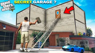 GTA 5 : Franklin Found A New Ultimate Secret Garage In Franklin's House in GTA 5.. (GTA 5 Mods)