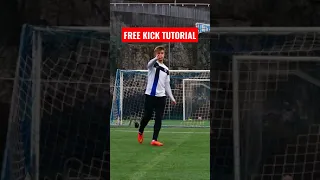 60sec Free Kick TUTORIAL #freekick #football #messi