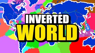 I Swapped Continents & Oceans to INVERT the World... (World War Simulator)