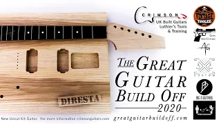 Kicking off the Great Guitar Build Off 2020 Challenge and YOU can enter too! The prize is a DOOZY!