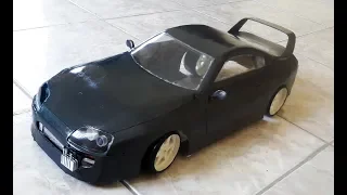 Paper craft Toyota supra 1/10 rc drift