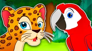 What Sound Do You Make?  | Jungle Animal Sound Songs | Kids Learning Videos