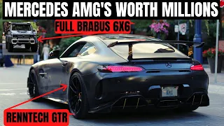 2 SUPER RARE BRABUS 6X6'S , 2 GTR PRO'S , 2  SLS'S , & BLACK SERIES EQUALS MILLIONS WORTH OF AMG