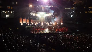 Andrea and Virginia Bocelli Hallelujah at TD Garden in Boston on December 11, 2021, The Believe Tour