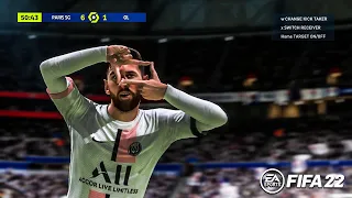 FIFA 22 - PSG vs Lyon - Full Match Gameplay