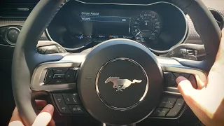 Steering Wheel and Cluster on the 2020 Ford Mustang GT | 2020 Ford Mustang GT Premium