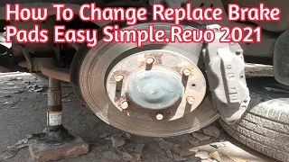 How To Change Replace Brake Pads Easy Simple.Revo 2021