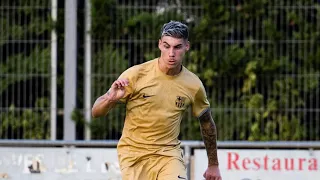 Roberto Fernandez Debut vs L'Escala | Barca Atletic Pre-Season (28/7/22)