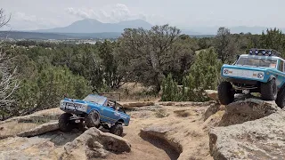 Ford against Chevy! 72 Ford Bronco & 69 Chevy Blazer out crawling!!