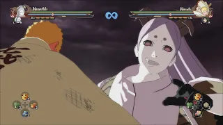 Naruto Ultimate Ninja Storm 4: Next Generations - Momoshiki & Kinshiki DLC Moveset Gameplay!