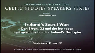 Celtic Studies Speakers Series: “Ireland’s Secret War”