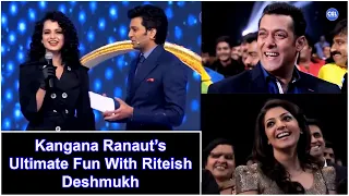 Salman Khan & Kajal Aggarwal Enjoying Kangana Ranaut's Ultimate Fun With Riteish Deshmukh