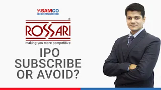 Rossari Biotech IPO | IPO Review | Rossari Biotech Limited IPO | IPO Share Market | Samco