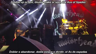 Motörhead Ace of Spades live subtitulada en español (Lyrics)