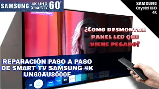 Reparar Pantalla SMART TV Samsung UHD 4K Con Sombra En Mitad De La Pantalla