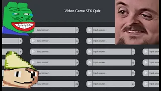 Forsen Plays Video Game SFX Quiz (With Chat)