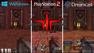 Quake III Arena [1999] PC vs PS2 vs Dreamcast (Graphics Comparison)