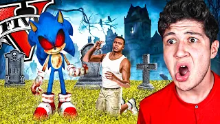 ENCONTRÉ a SONIC.EXE en GTA 5... 👻🦔 (Mods)