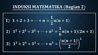 Induksi matematika kelas XI bagian 2