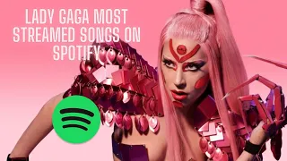 LADY GAGA MOST STREAMED SONGS ON SPOTIFY (OCTOBER 27, 2021)