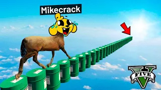 ¡NOS TRANSFORMAMOS en ANIMALES! 😂🐴 CARRERA de ANIMALES con AMIGOS 🏁 MIKECRACK GTA 5 ONLINE #24