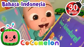 Lagu Rajin Membaca📖 | CoComelon | Kartun dan Lagu Anak | Moonbug Kids Indonesia | Nursery Rhymes