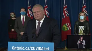 Premier Ford provides an update at Queen's Park | Jan 8