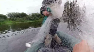 Рыбалка на кастинговую сеть. Пока тепло едем на рыбалку.