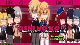 Oshi No Ko: dating show + guests react to Aqua and Ruby [manga spoilers]