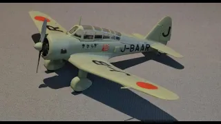 Японский легкий бомбардировщик-штурмовик Ki-36