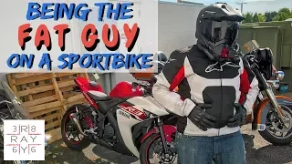 Being The Fat Guy On A SportBike!