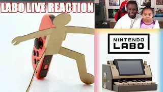 Nintendo LABO - PE LIVE REACTION!