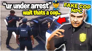 Trolling THE ENTIRE CITY as a FAKE COP on GTA RP