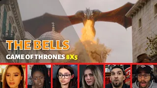 Reactors Reaction to the MAD QUEEN DAENERYS TARGARYEN in Game of Thrones 8x5 "The Bells"