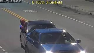 VIDEO | Cleveland police release footage showing suspect, officers shooting at Antwoina Carter's car