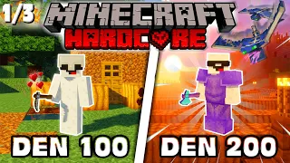 Přežil jsem 200 dní v Minecraft Hardcoru... Část 1/3