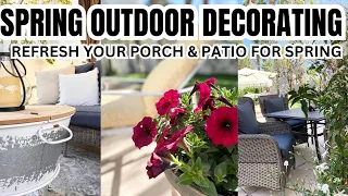 Spring / Spring Outdoor Makeover Marathon: Backyard & Porch Refresh! SPRING DECORATIONS /Monica Rose