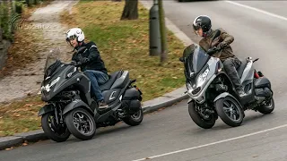 Tříkolová tříkila: Yamaha Tricity 300 vs. Piaggio MP3 300