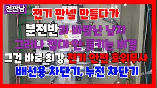 [전판남] 전기초보를 위한 분전반 설명하다가 배선용 차단기 및 누전차단기도 설명 ,explaining the distribution board #전기 #electric