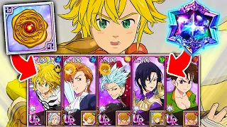 FULL 'TRUE AWAKENED' SINS TEAM IS INSANELY POWERFUL!! | Seven Deadly Sins: Grand Cross