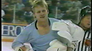 Winnipeg Jets vs New York Rangers excerpt from Nov 29, 1989 CKY (VHS)