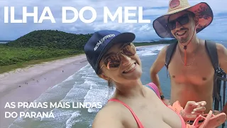 ILHA do MEL - PR em 2 DIAS: natureza intocada - TOP 3 praias mais bonitas do Paraná | 4K |