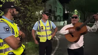 Aguiar de Barcelos canta para a Polícia em nas Feiras Novas em Ponte de Lima 2023