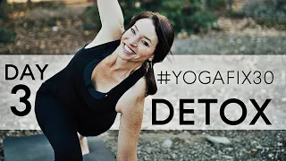 20 Minute Yoga Flow Vinyasa (Detox & Digestion) - Low body YogaFix30 day 3 | Fightmaster Yoga Videos