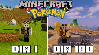 SOBREVIVI 100 DIAS NO MINECRAFT PIXELMON