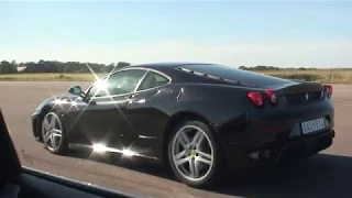 Ferrari F430 vs BMW M5 Kelleners Sport (cams, headers, exhaust et) UNCUT