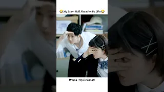 During Exam Time.. 😂😂 Drama: My Deskmate #funnyvideo #youtubeshorts #shorts