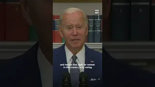 Biden Blasts SCOTUS Again for Overturning Roe v. Wade