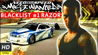 Need for Speed Most Wanted Blacklist 1 RAZOR and Ending Gameplay Walkthrough  No Commentary 1080p HD