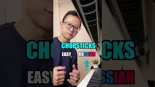 Chopsticks  🎹 Easy Vs Russian
